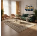 Vimoda Orientteppich Salsa Kurzflor Teppich Beige Bild 3