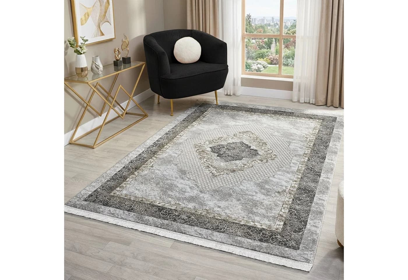 Vimoda Orientteppich Salsa Kurzflor Modern Orientalisch - Bild 2