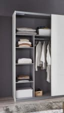 WIMEX Schwebetürenschrank Bern Weiß Alu 360cm Bild 4
