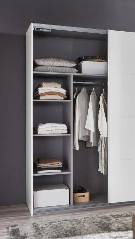 WIMEX Schwebetürenschrank Bern Weiß Alu 360cm - Bild 4