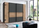 WIMEX Kleiderschrank Stockholm Industrial Design Beige Grau Bild 1