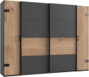 WIMEX Kleiderschrank Stockholm Industrial Design Beige Grau Bild 2