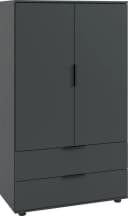 Wimex Easy Plus Wäscheschrank 2 Schubladen Graphit Modern Bild 2