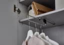 WIMEX Easy Plus Wäscheschrank 3 Türen 2 Schubladen Graphit Bild 5