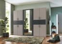 Wimex Taiga Kleiderschrank mit Spiegel Grau Modern Bild 1