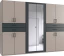 Wimex Taiga Kleiderschrank mit Spiegel Grau Modern Bild 2