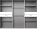 Wimex Taiga Kleiderschrank mit Spiegel Grau Modern Bild 3