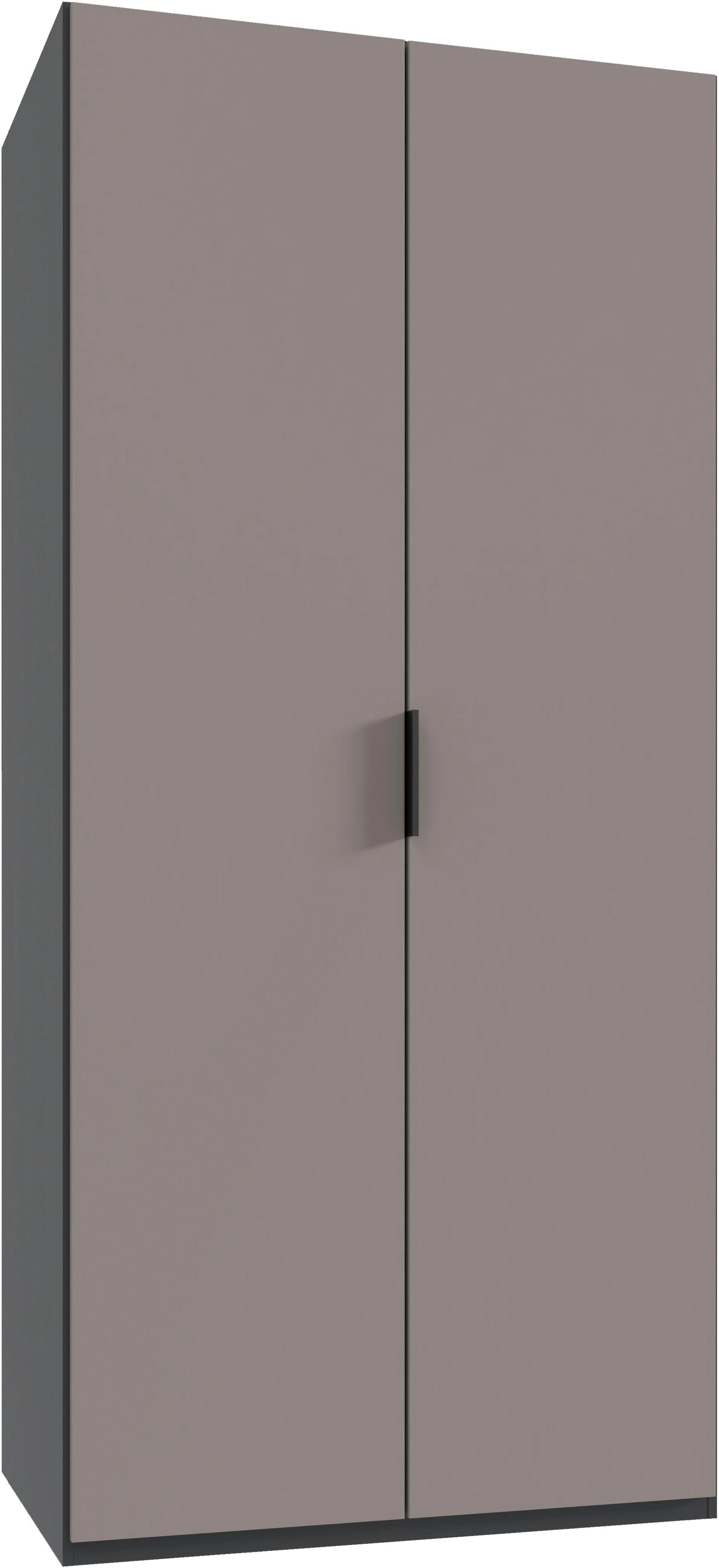WIMEX Oxford Kleiderschrank Grau Falttüren Made in Germany