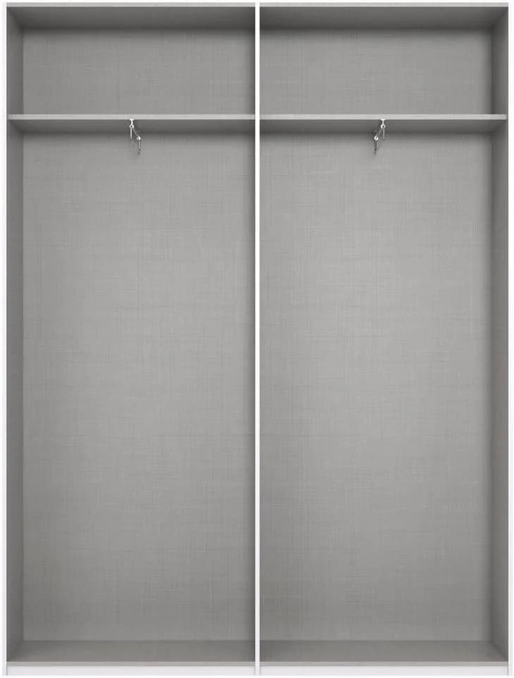 Wimex Kleiderschrank Mugano Weiß Schwarz 236cm - Bild 3