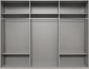 Wimex Kleiderschrank Mugano Weiß mit Metallgriffen Bild 3