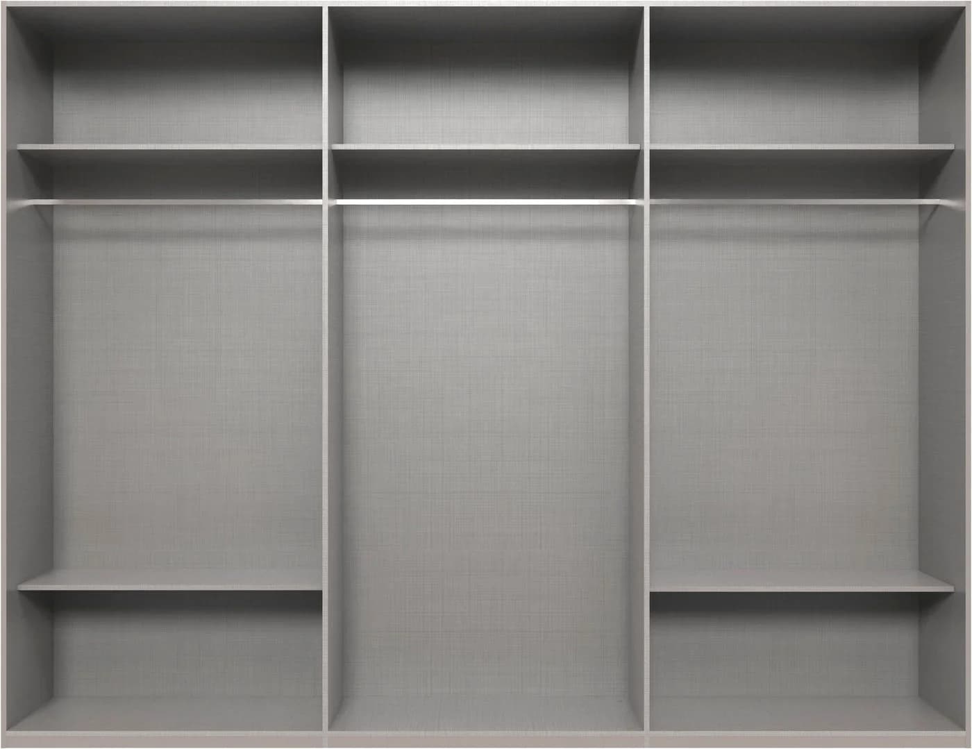 Wimex Kleiderschrank Mugano Weiß mit Metallgriffen - Bild 3