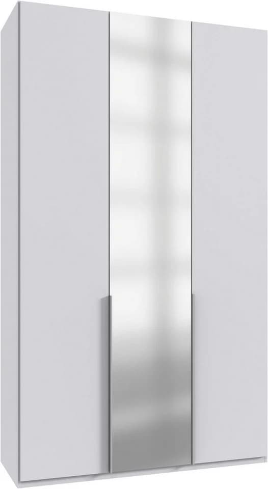 WIMEX Kleiderschrank Mugano Weiß Alufarben 135x236x58 cm - Bild 2