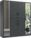 WIMEX Diver Kleiderschrank mit Spiegel Graphit 180cm Bild 2