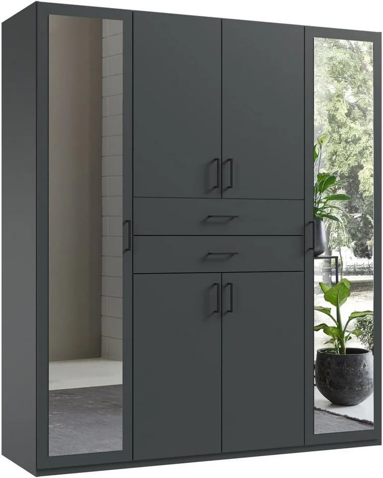 WIMEX Diver Kleiderschrank mit Spiegel Graphit 180cm - Bild 2