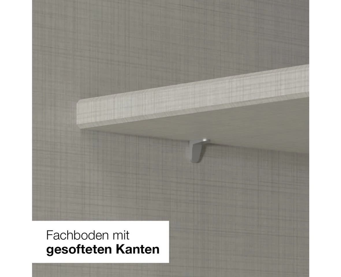 WIMEX Diver Kleiderschrank mit Spiegel Graphit 180cm - Bild 5