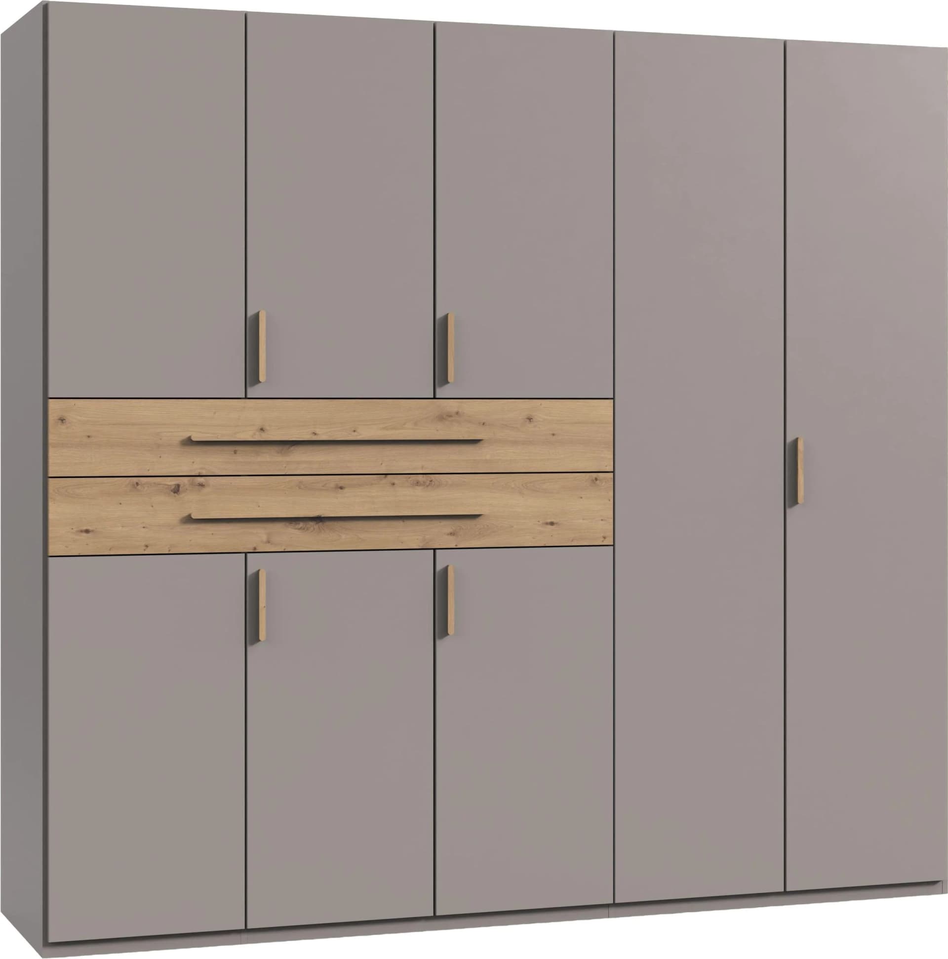 WIMEX Digit Kleiderschrank Saharagrau Artisan Eiche Nachbildung