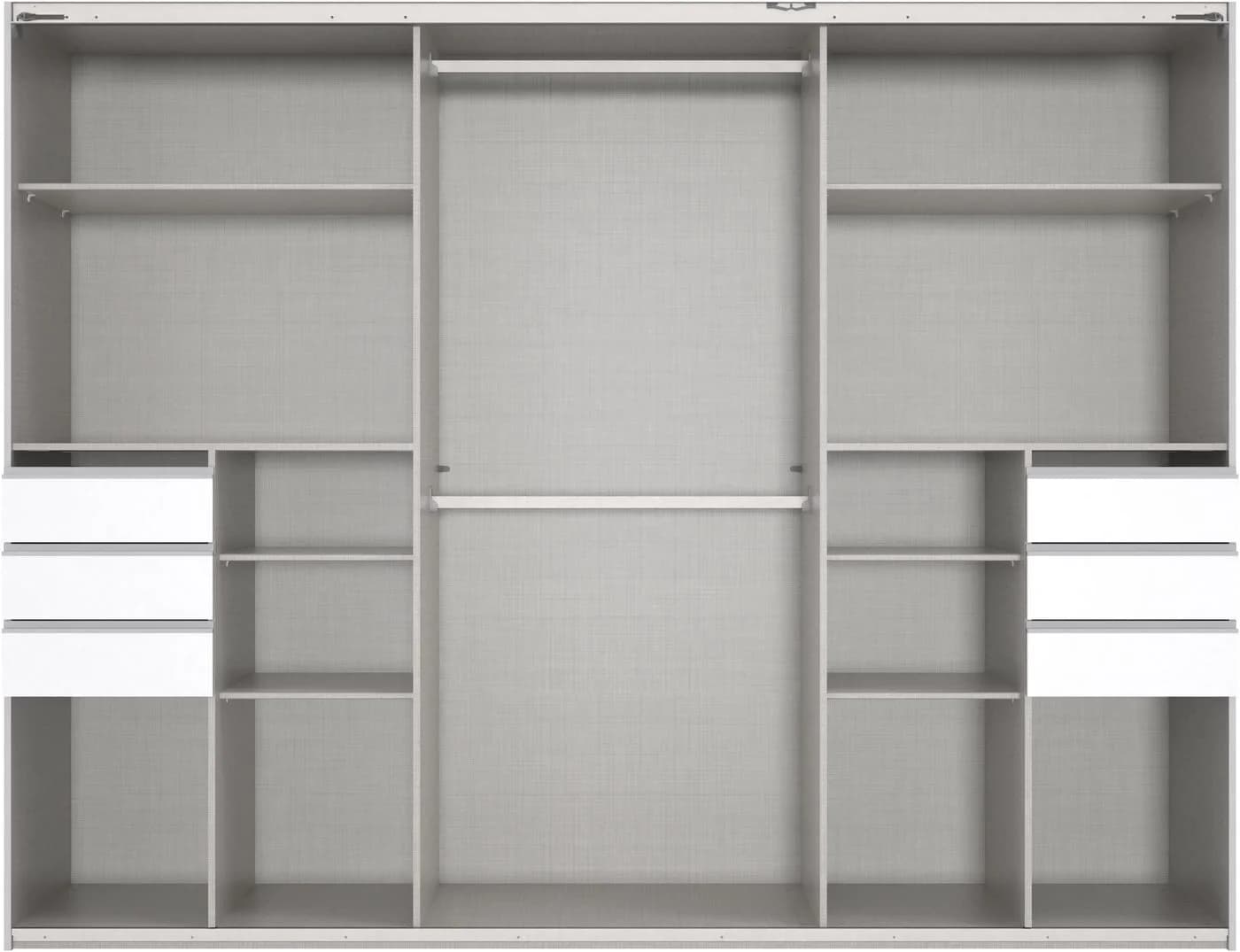 Wimex Schwebetürenschrank Saigon Kaschmir mit Glaselementen - Bild 3