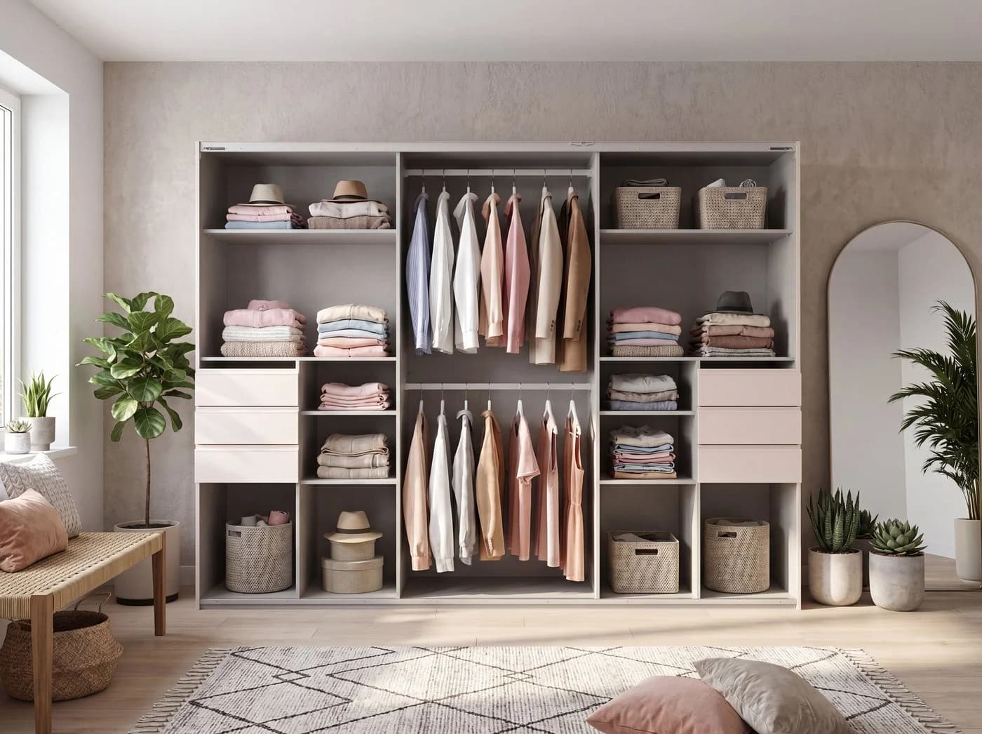 Wimex Schwebetürenschrank Saigon Kaschmir mit Glaselementen - Bild 5