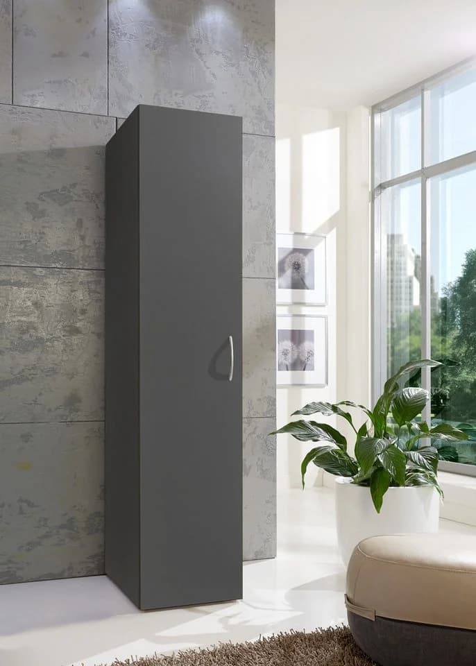 Wimex Kleiderschrank Grau Multiraumkonzept 185cm Höhe