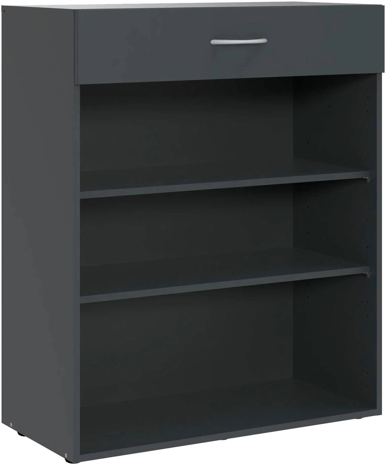 Wimex Standregal Multiraumkonzept Grau mit Schublade