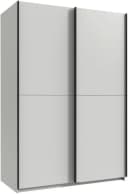 Wimex Kleiderschrank Mugano Weiß Schwarz 2 Schwebetüren Bild 2