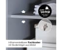 WIMEX Einlegeboden MUGANO 2er Set 44x77,7 cm Line Grey Bild 1