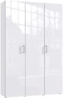 Wimex Kleiderschrank Mugano Weiß Hochglanz Drehtüren Made in Germany Bild 2