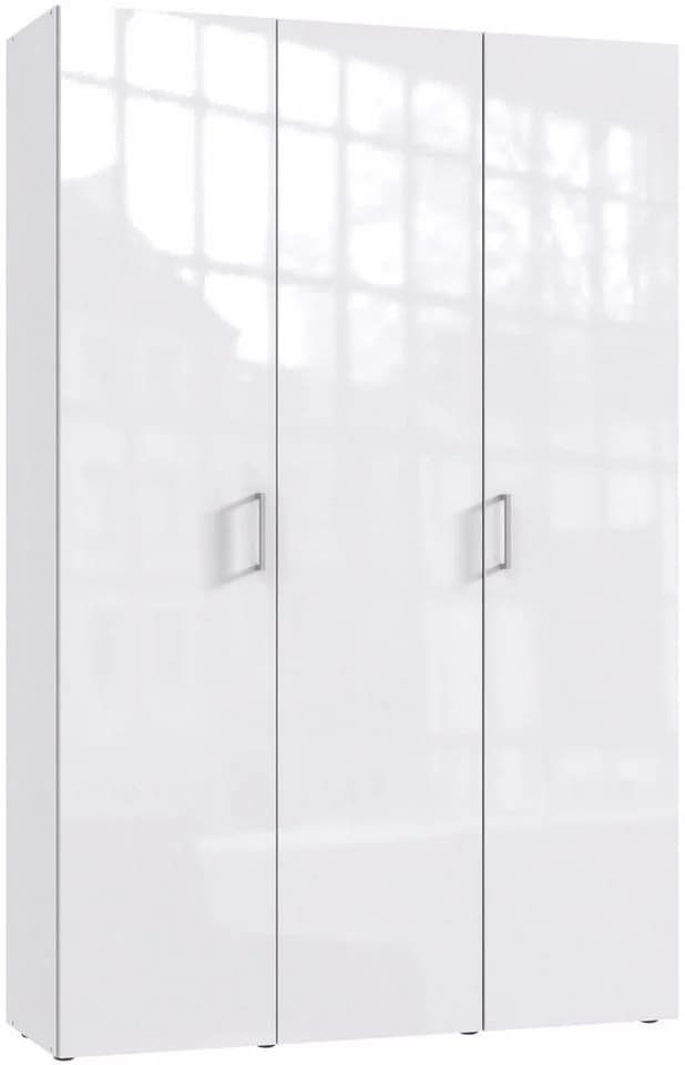 Wimex Kleiderschrank Mugano Weiß Hochglanz Drehtüren Made in Germany - Bild 2