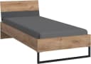Wimex Einzelbett Texel Industrial Look Metallfüße 90/140 cm Bild 2