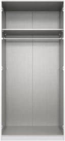Wimex Drehtürenschrank Marburg Grau 90cm Bild 3