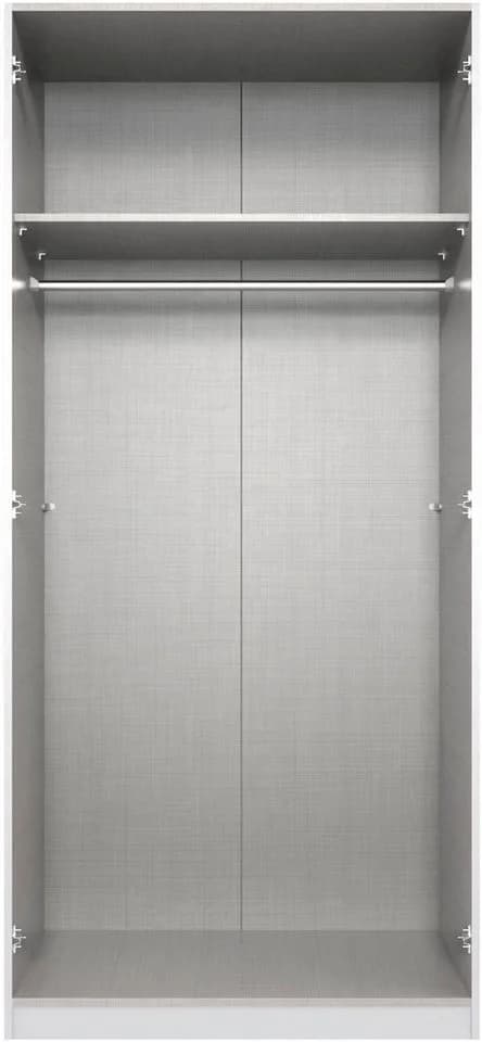Wimex Drehtürenschrank Marburg Grau 90cm - Bild 3
