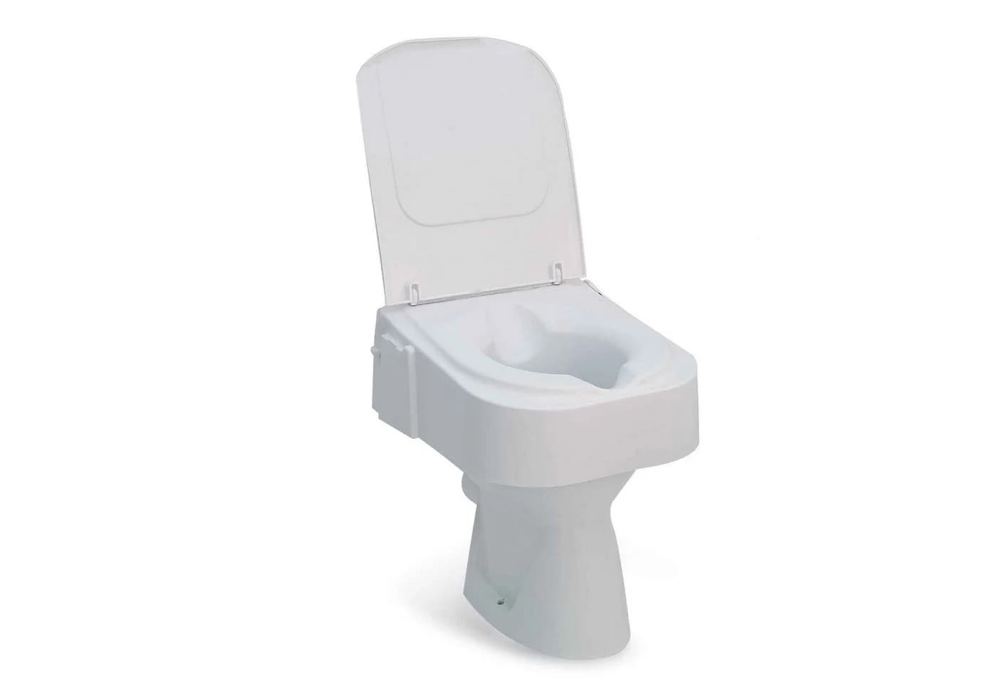 Drive Medical Toilettensitzerhöhung TSE 150 Weiß Höhenverstellbar mit Armlehnen - Bild 5