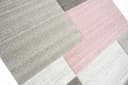 TeppichHome24 Designer Teppich Karo Muster Rosa Creme Beige Bild 1