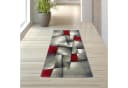 TeppichHome24 Designer Teppich Karo Muster Rot Grau Weiß Schwarz Bild 3
