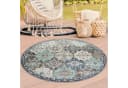 TeppichHome24 Orientteppich Outdoor Grau Blau Modern Bild 4