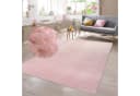 TeppichHome24 Shaggy Flokati Teppich Rosa Hochflor Bild 2