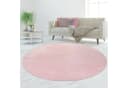 TeppichHome24 Shaggy Flokati Teppich Rosa Hochflor Bild 3