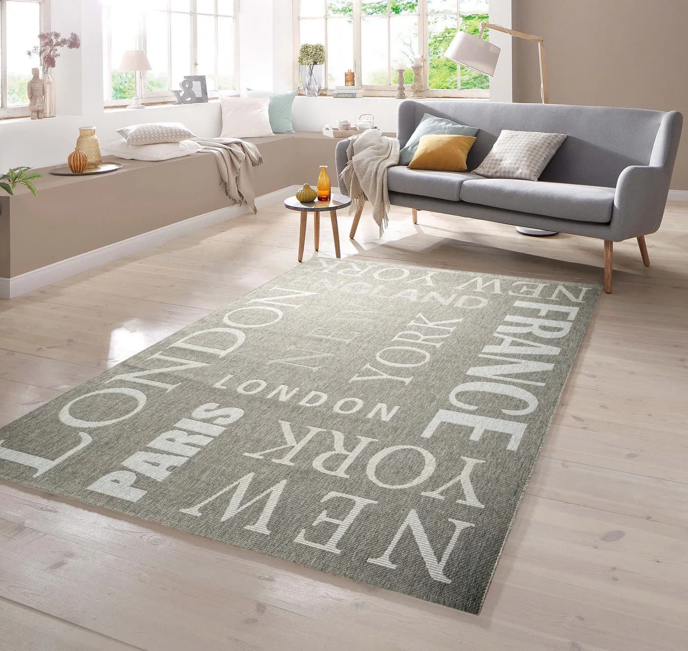 TeppichHome24 Sisal Optik City Grau Teppich - Bild 2