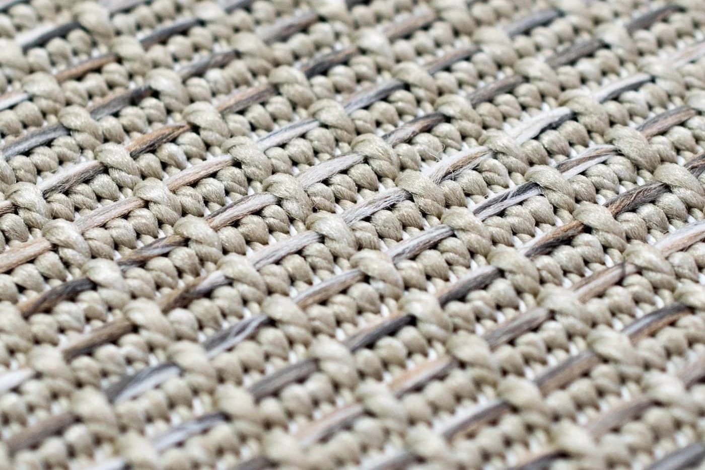 TeppichHome24 Outdoorteppich Sisal Beige/Grau - Bild 5