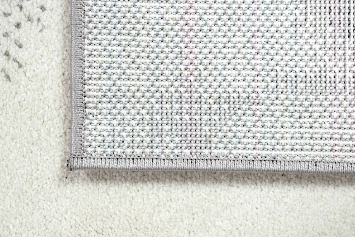 TeppichHome24 Designer Teppich Marmormuster Rosa Grau Creme - Bild 5