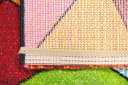 TeppichHome24 Teppich Buntes Rautenmuster Grün Gelb Orange Bild 5