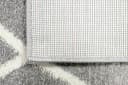 TeppichHome24 Teppich Skandinavischer Stil Rautenmuster Grau/Weiß Bild 5