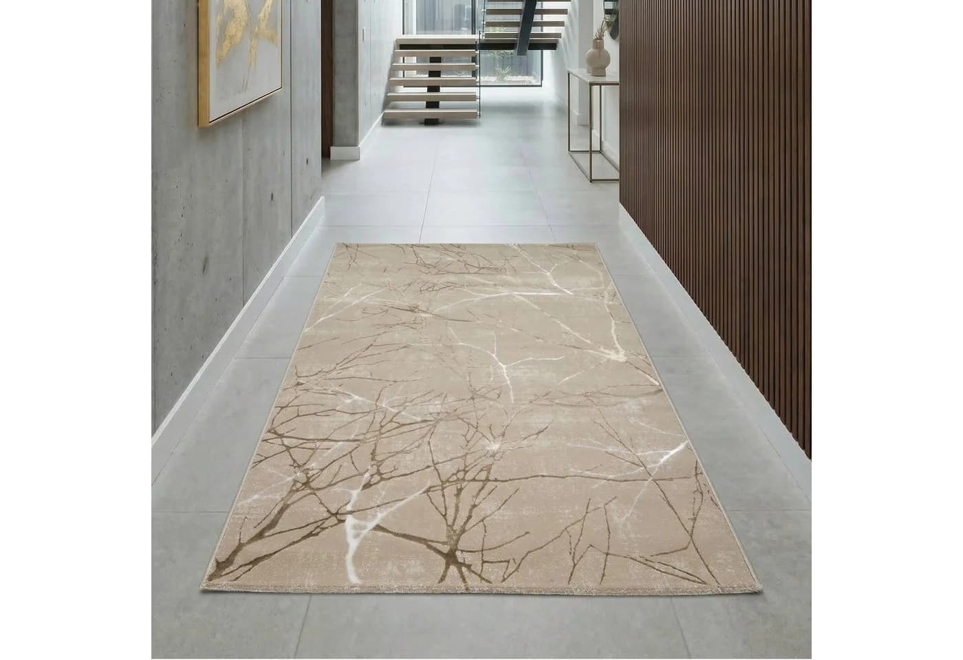 TeppichHome24 Designer Teppich Creme Baumzweige - Bild 3