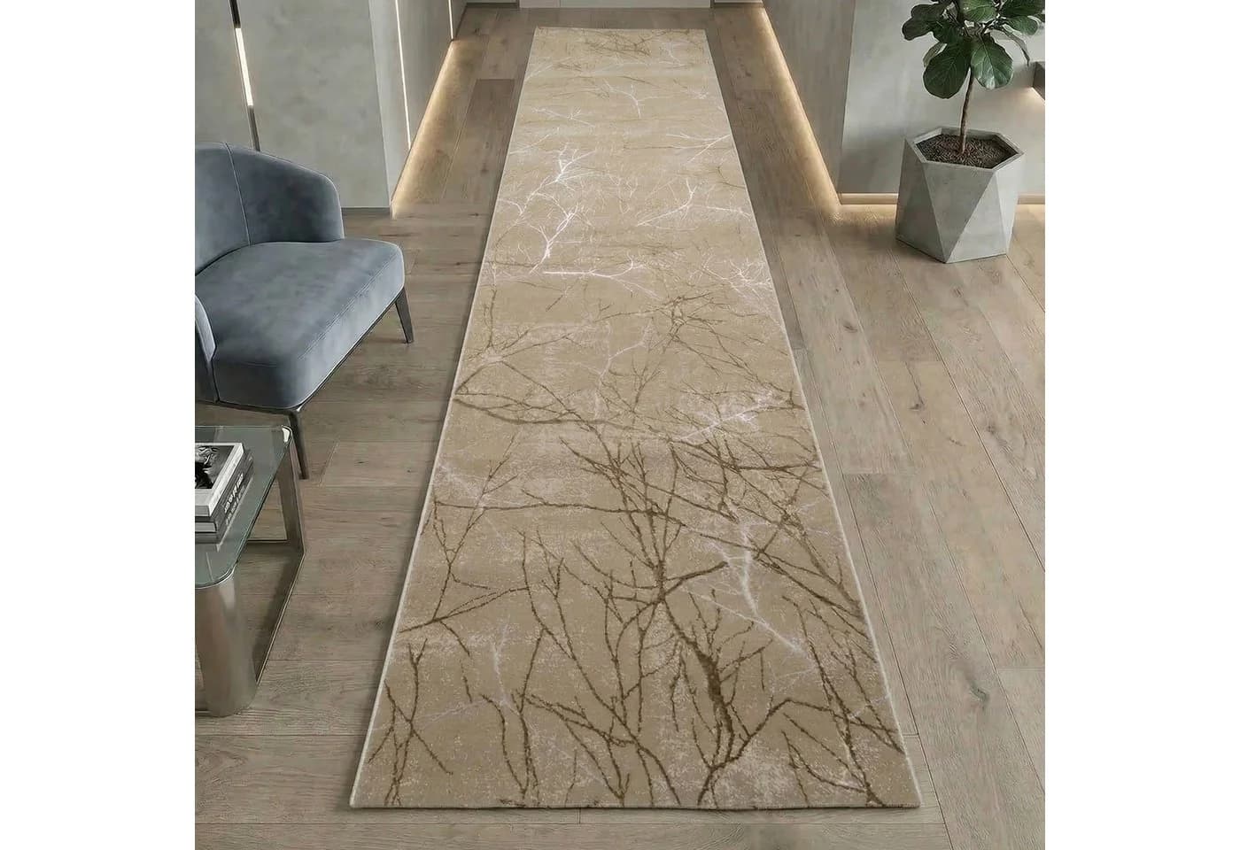 TeppichHome24 Designer Teppich Creme Baumzweige - Bild 4