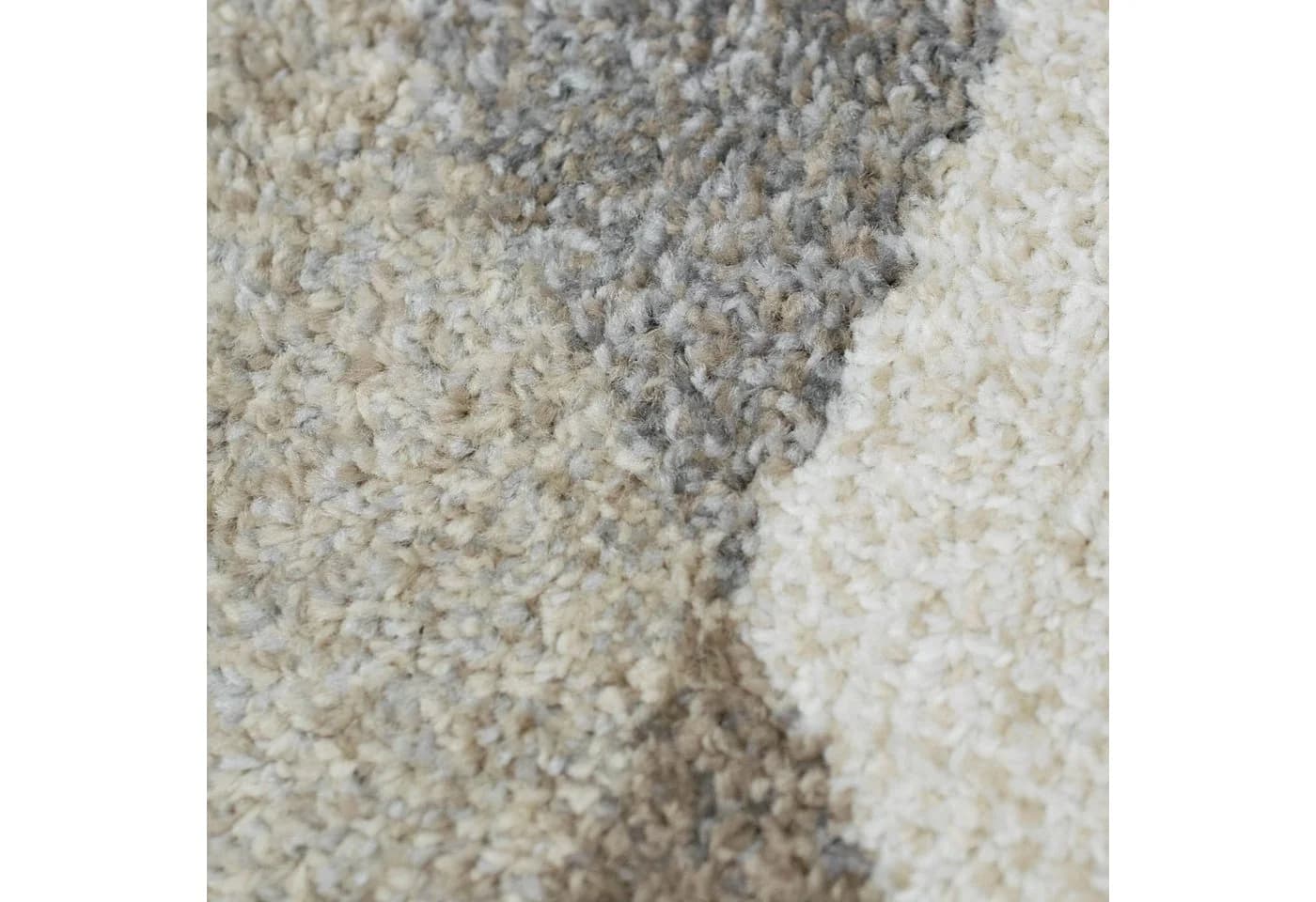 TeppichHome24 Moderner Teppich mit geometrischen Muster grau beige - Bild 3