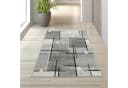 TeppichHome24 Moderner Teppich mit abstrakten Quadraten Schwarz/Grau Bild 1