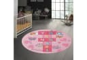 TeppichHome24 Prinzessinnen Hüpfspielteppich Rosa Bild 1