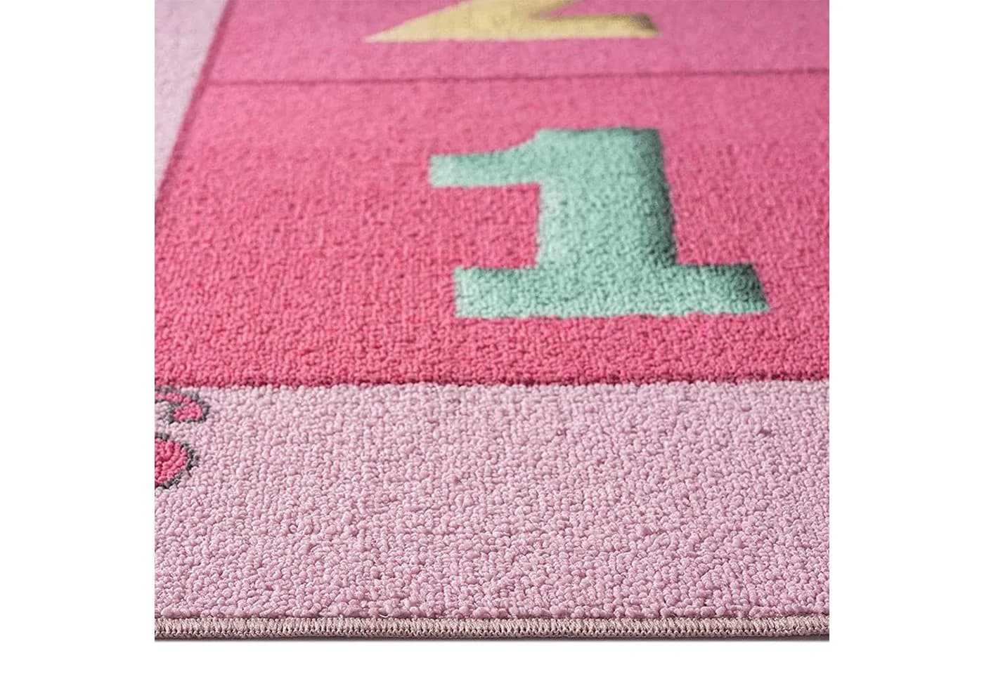 TeppichHome24 Prinzessinnen Hüpfspielteppich Rosa - Bild 5