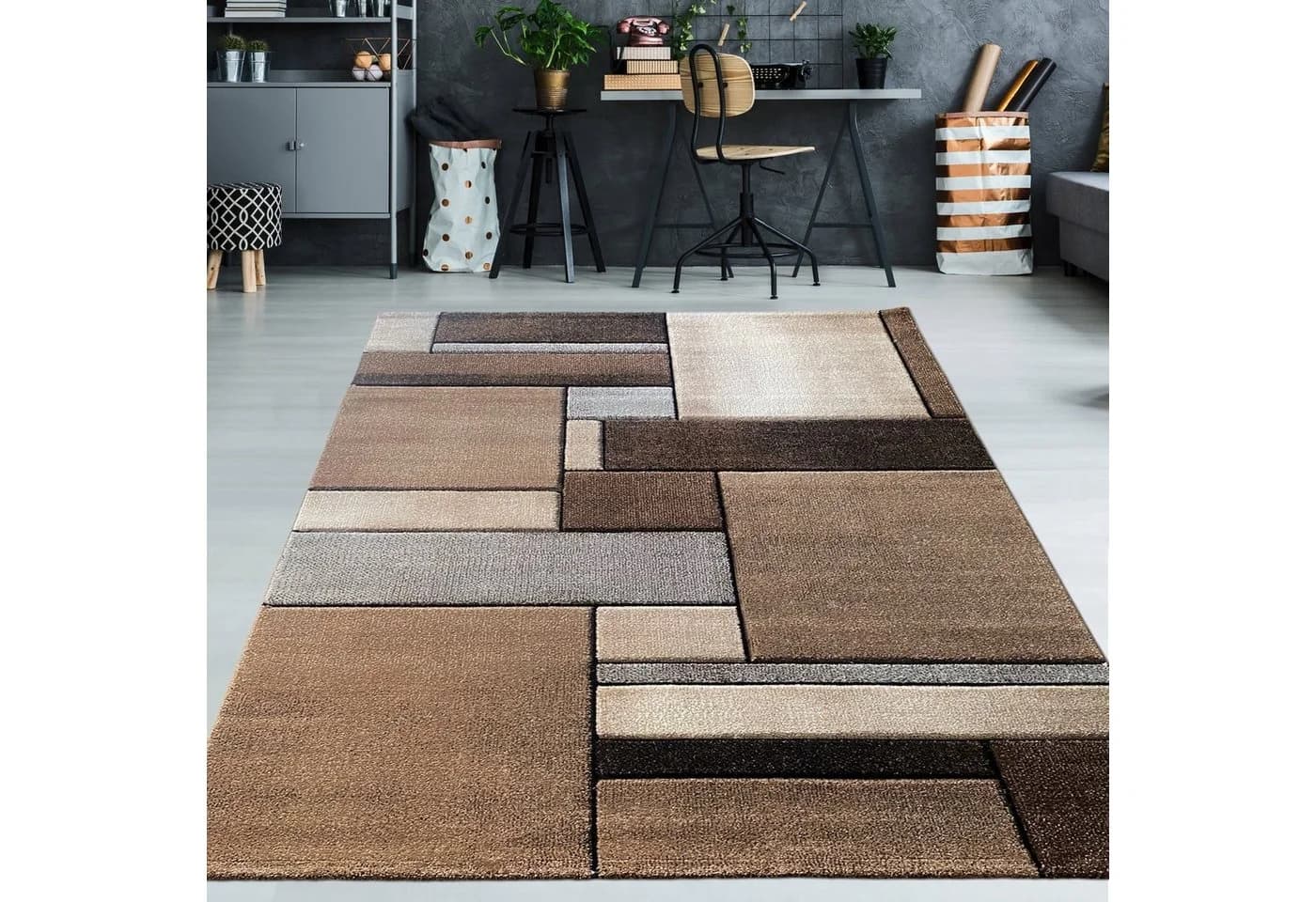 TeppichHome24 Wohnzimmerteppich Beige Rechteckig - Bild 2