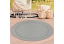 TeppichHome24 Outdoorteppich Sisaloptik Grau mit Bordüre Bild 1